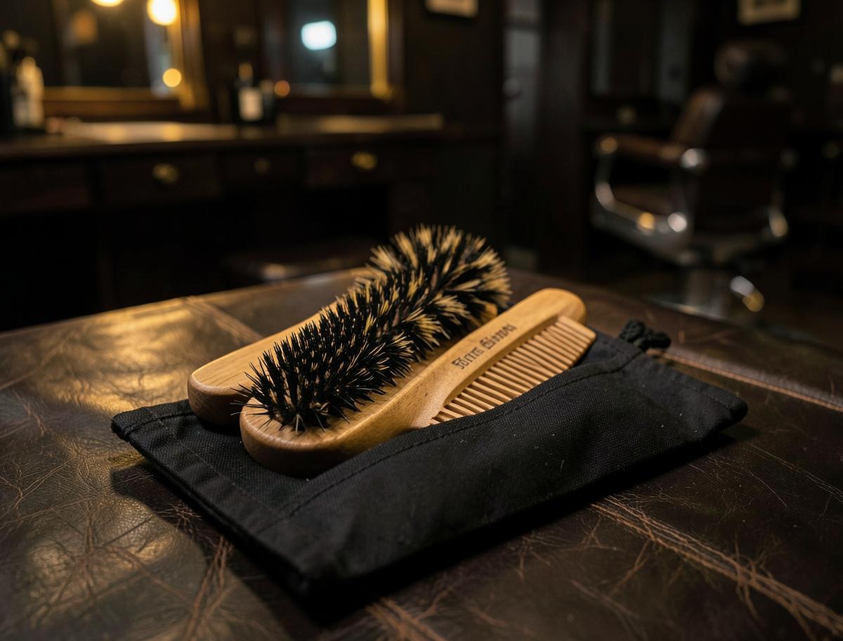 Kit Brosse & Peigne Barbe